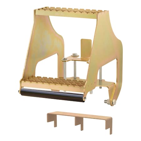 Luverne RETRAC HighRise Folding Rear Entry Step Fits 3 x 2 Bumper Beam 409924-409926L